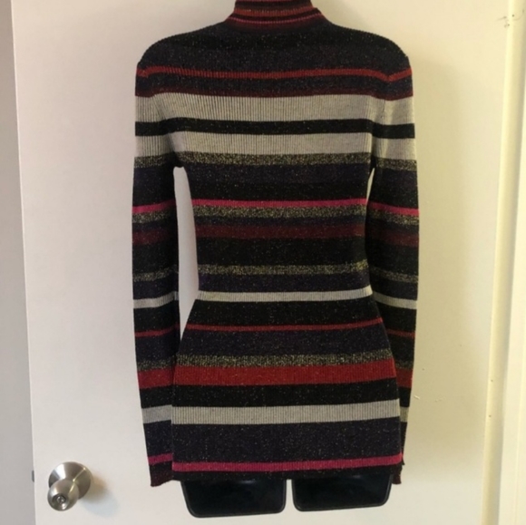 Stripe Turtleneck - Picture 2 of 4